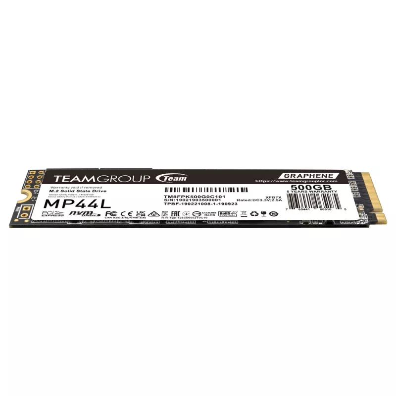 Dysk SSD Team Group 500 GB M.2 PCI Express 4.0 NVMe TM8FPK500G0C101