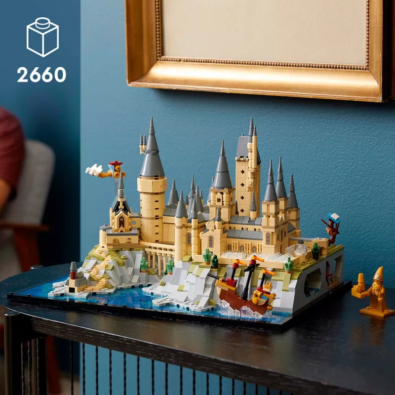 LEGO 76419 Harry Potter Zamek i tereny Hogwartu Duży zestaw dla dorosłych zawierający kultowe miejsca: Wielką Salę Komnatę Tajemnic i więcej Walentynki