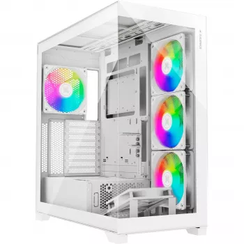 Obudowa XILENCE X818.W.ARGB, ATX/micro ATX/Mini-ITX, biała, Midi Tower