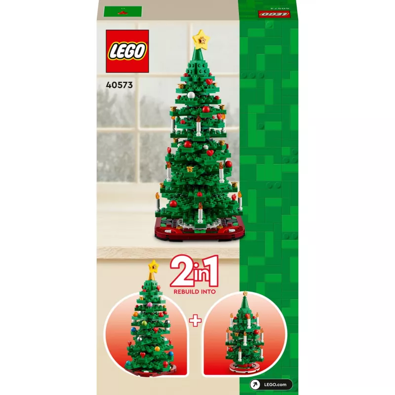 Zestaw LEGO Christmas Tree 40573 – sezonowy model dekoracyjny, ozdobna minibudowla