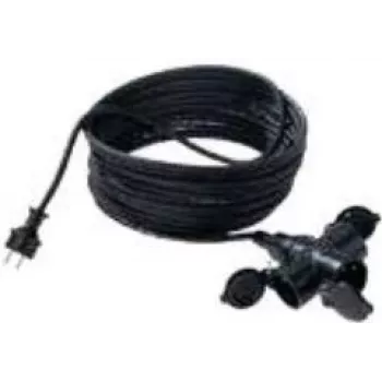 Kabel zasilający Bachmann 343.175 Czarny 10 m