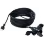 Kabel zasilający Bachmann 343.175 Czarny 10 m