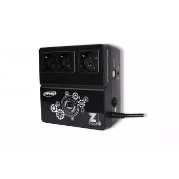 Zasilacz awaryjny UPS Infosec Z1 Zenergy Cube EX 600 0.6 kVA 3 gniazda AC