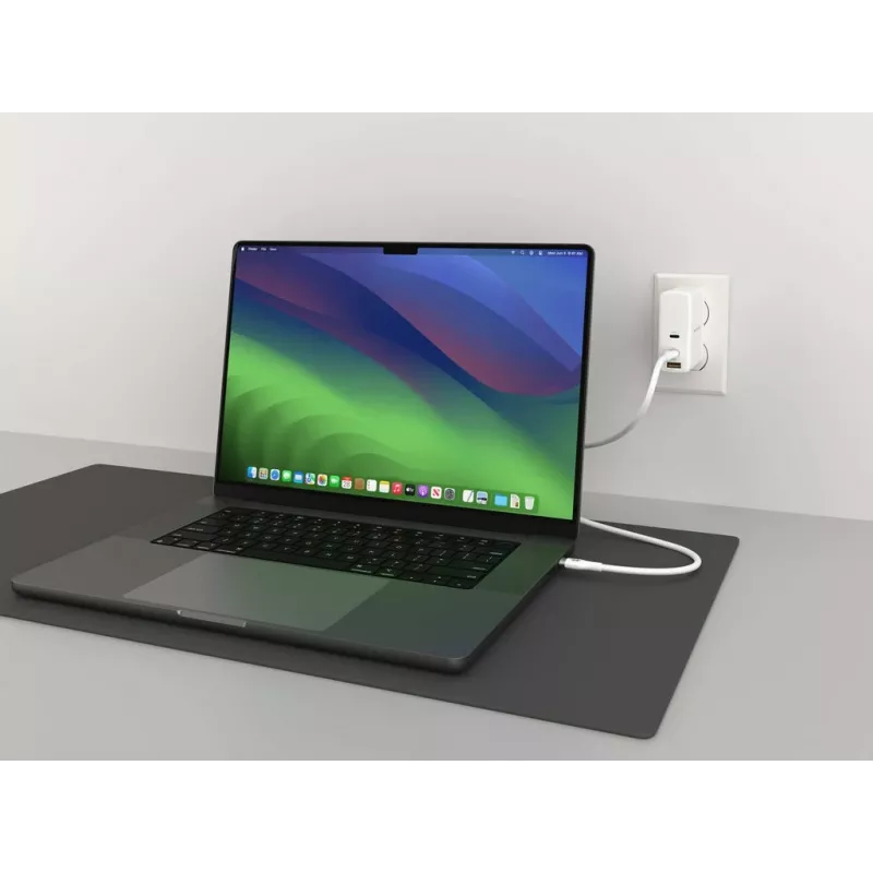 HYPER HyperJuice 240W Silikonowy Kabel USB-C na USB-C (0,9 m/1 m) - Biały
