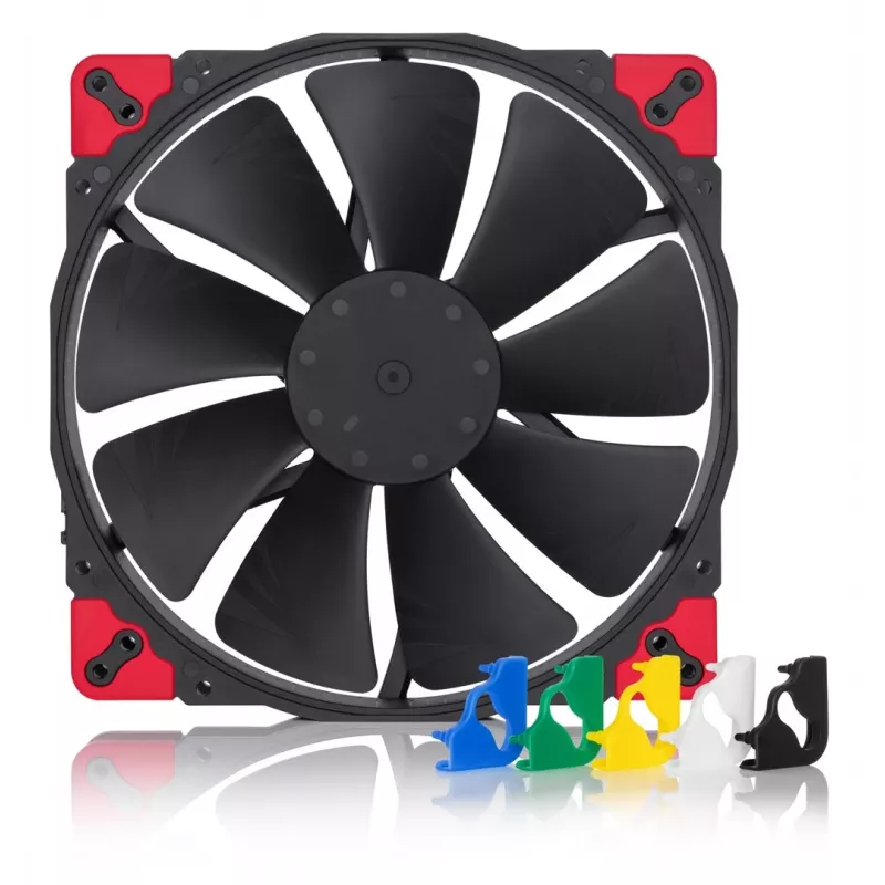 Noctua NF-A20 PWM CH.BK.S — wentylator komputerowy 200 mm PWM do obudowy, 12 V, 350–800 obr./min, 146.9 m³/h, łożysko SSO