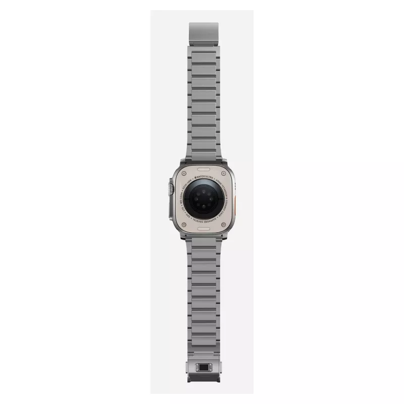 Pasek tytanowy NOMAD do Apple Watch 46mm/49mm srebrny