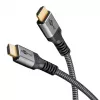 Plus High-Speed-HDMI-Kabel mit Ethernet, 4K @ 60Hz (grau, 15 Meter)