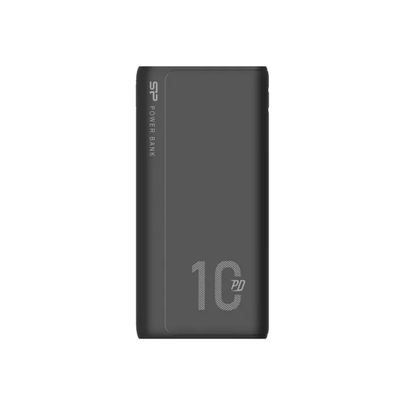 Ładowarka przenośna Silicon Power QP15 10000 mAh, LiPo, 2x USB-A + 2x USB-C, wejście Micro-USB, czarna