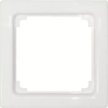 Moduł włącznika ściennego JUNG LS 961 Z WW biały — termoplastyczny, bezśrubowy
