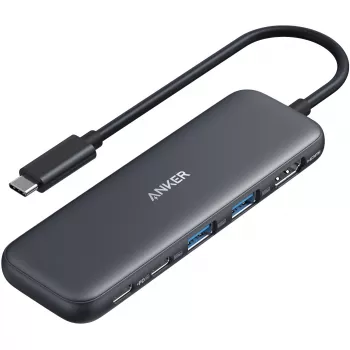 Anker 332 Wired USB 3.2 Gen 1 Type-C Czarny 100W 4K Ultra HD