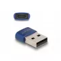 Adapter DeLOCK USB 2.0 USB Type-A męski na USB Type-C żeński niebieski