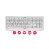 Klawiatura CHERRY KC 1000 do użytku domowego USB szwajcarska szara