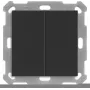 MDT BE-TAL55B206.01 Przycisk KNX Light 55 Basic 2-krotny Czarny mat Neutralny 1 (BE-TAL55B206.01)