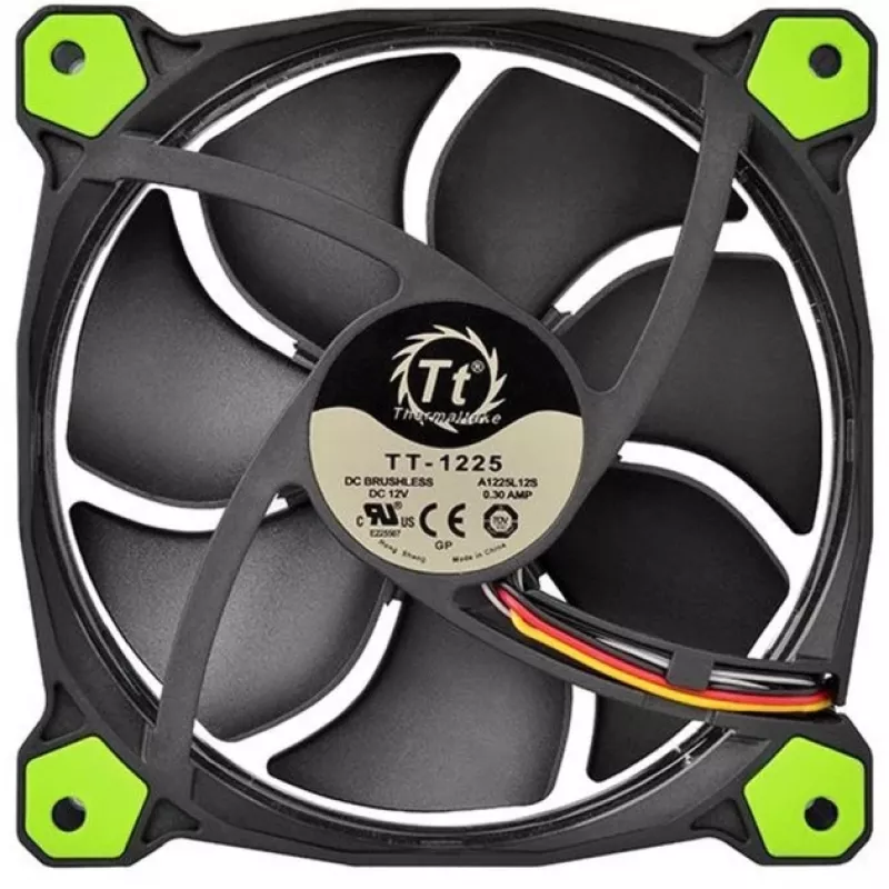 Wentylator Thermaltake Riing 14 CL-F039-PL14GR-A 14 cm Czarno-Zielony
