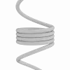 Kabel CANYON OnWire 60MG USB-C na USB-C 60W Magnetyczny Pleciony 1m Biały