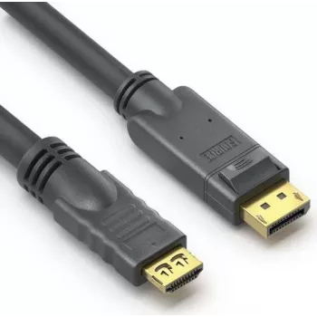 PureLink PI5110-010 kabel-adapter wideo 1 m DisplayPort HDMI czarny (PI5110-010)