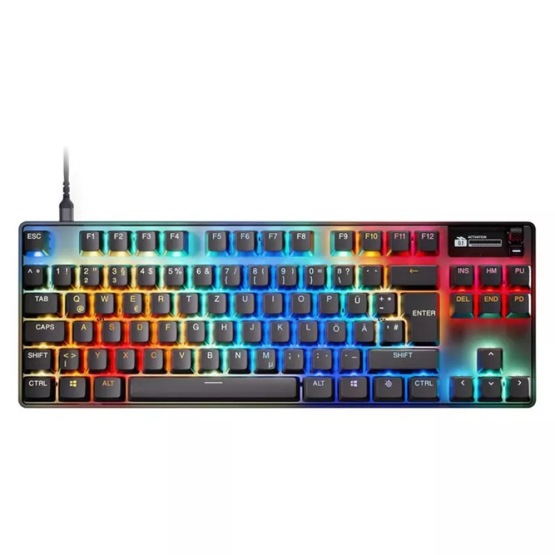 Mechaniczna klawiatura gamingowa STEELSERIES Apex Pro TKL Gen 3 OmniPoint — Tenkeyless, regulowany skok, kompaktowy układ