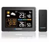 Stacja pogodowa BLAUPUNKT WS30BK z bezprzewodowym czujnikiem zewnętrznym, kolorowy LCD, zegar, alarm, barometr, °C, 1 czujnik