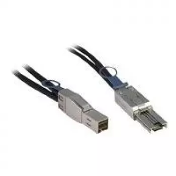 Inter-Tech - Zewnętrzny kabel SAS - SAS 12Gbit/s - 36-pin 4x Shielded Mini MultiLane (M) do 4x Shielded Mini MultiLane SAS (SFF-8088), 26-pin (M) - 1,0m - Czarny (88885007)