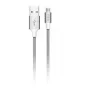 Kabel Micro USB Devia Pheez Series 5V 2.4A 2m — szary