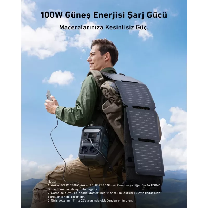 Anker SOLIX C300X przenośna stacja zasilania 7 LiFePO4 90000 mAh
