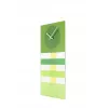 NeXtime zegar 2855gn Bold Stripes, 19 x 38 cm, ścienny, zielony
