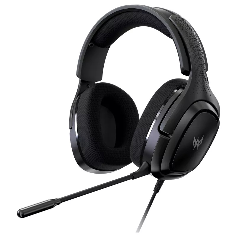 Zestaw słuchawkowy Acer Predator Galea 315 — przewodowy, wokółuszny, do gier, 20–20000 Hz, 320 g, czarny