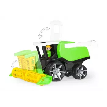Zabawkowy kombajn Lena Truxx2 model 04516 – mechaniczny pojazd do zabawy w pudełku