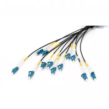 Digitus Pre-assembled Fiberglass Universal Breakout kabel 12 Fibers LC/UPC 50m