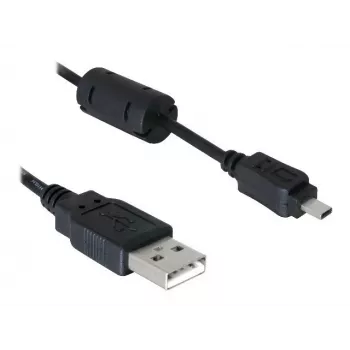 Kabel USB DeLOCK 1,83 m czarny męski/żeński niklowanie