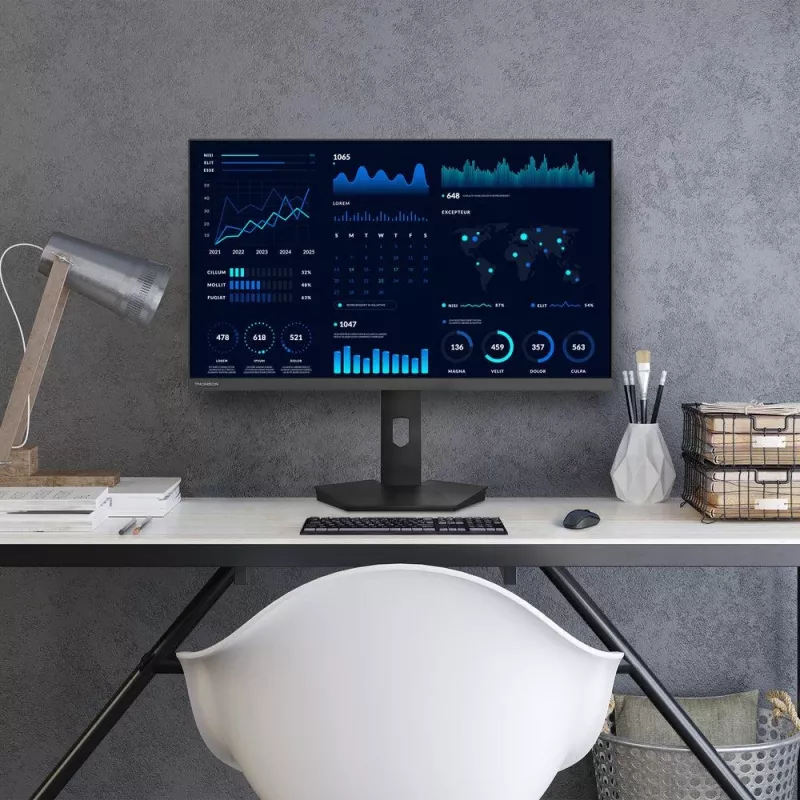 Monitor LCD | THOMSON | 27 | 1920 x 1080 pikseli | Full HD | Natywny współczynnik proporcji 16:9 | Płaski | M27FB5C15