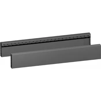 Panel wykończeniowy Rittal VX 8660.034 Czarna stal Głębokość 800 mm Wysokość 100 mm