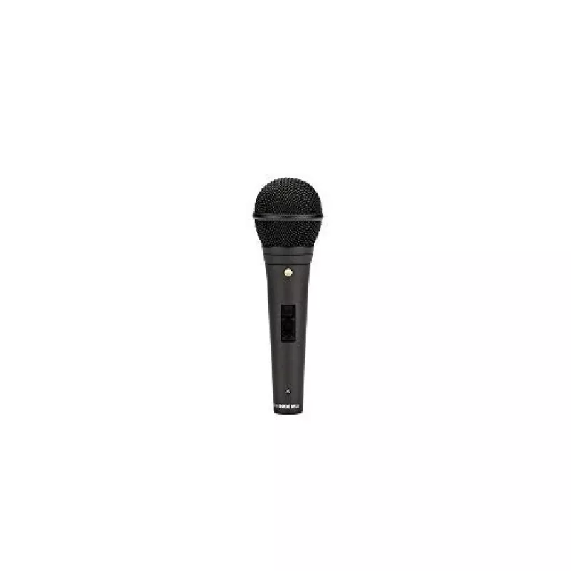 Dynamiczny mikrofon estradowy RODE M1-S — 75–18000 Hz, czułość -56 dB, impedancja wyjściowa 320 Ω, 187 mm, 360 g, czarny