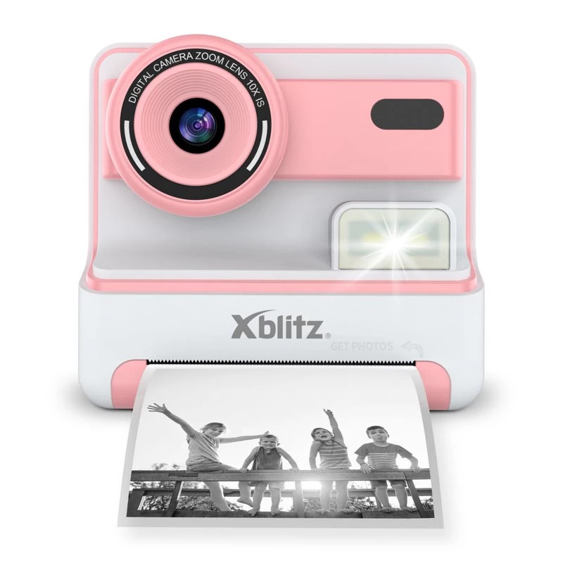 Xblitz FLASH PINK Aparat natychmiastowy z drukarką termiczną dla dzieci
