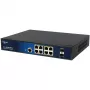 Zarządzalny 10-portowy przełącznik PoE ALLNET ALL-SG8610PMJ z 8 portami PoE+ i 2 portami uplink