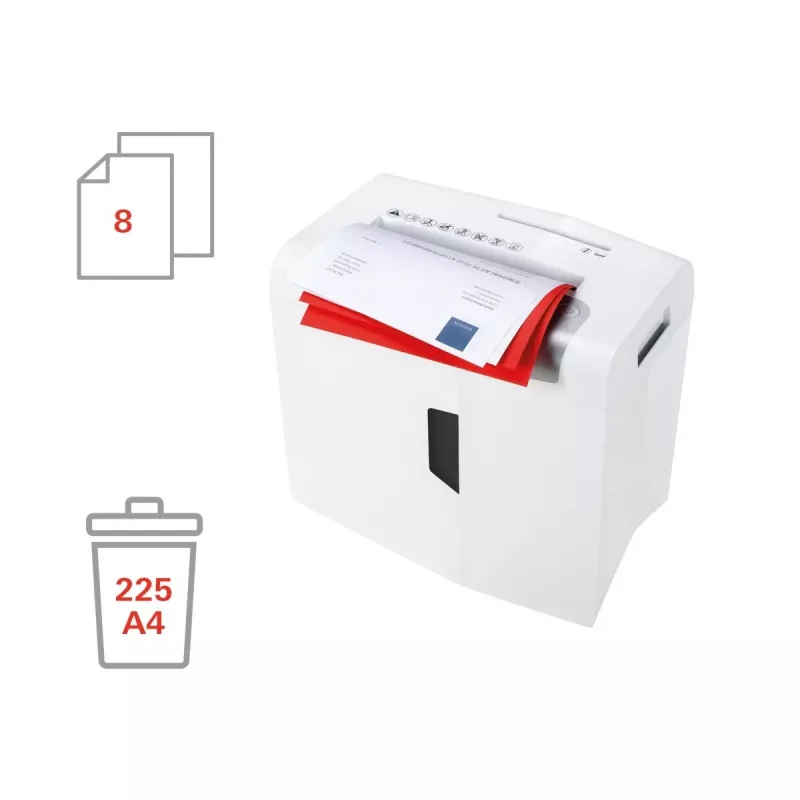 Niszczarka dokumentów HSM shredstar X8, 4,5 x 30 mm + osobny mechanizm do cięcia płyt CD
