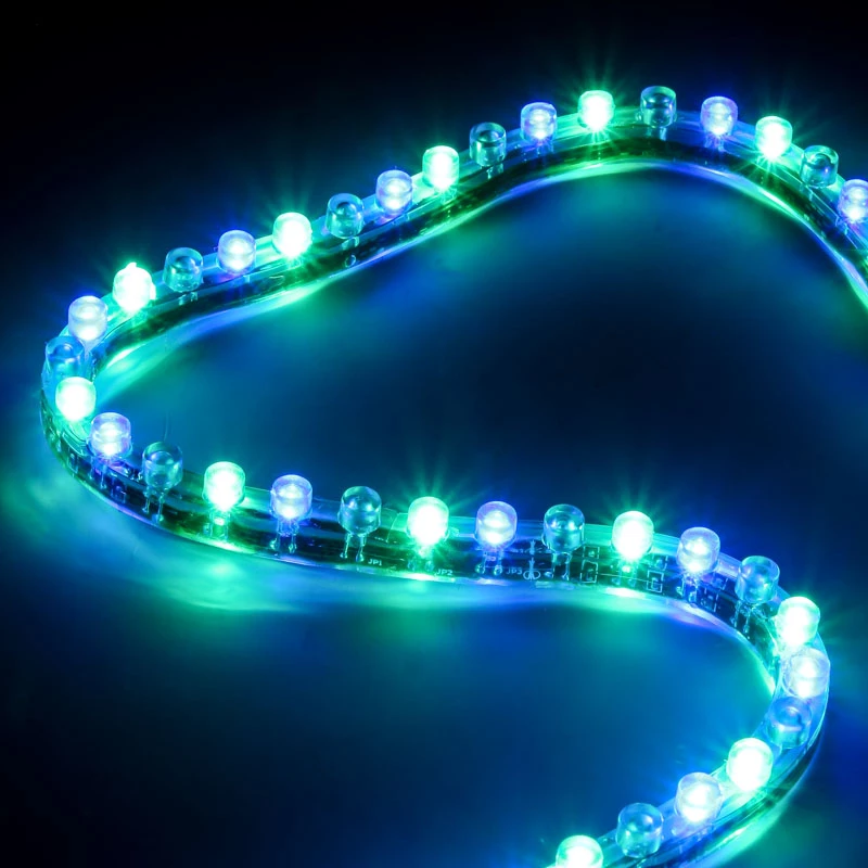 Uniwersalna listwa świetlna Lamptron FlexLight Multi — wielokolorowe diody LED, szerokość 70 mm, zasilanie prądem stałym