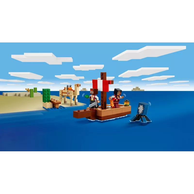 LEGO MINECRAFT 21259 Rejs Pirackiego Statku