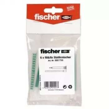 Fischer 502735 Fill & Fix zapasowe mieszadła statyczne, 6 sztuk