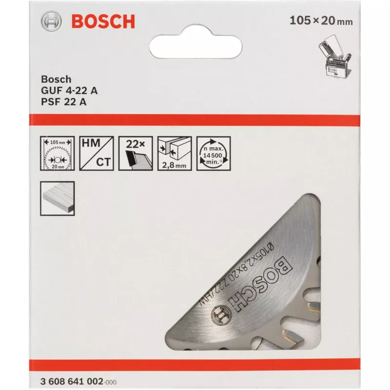 Ostrza tnące Bosch 3608641002 — ostrza wymienne do narzędzi tnących