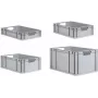 Kosz magazynowy Allit 456815 prostokątny polipropylen szary 600x400x320mm