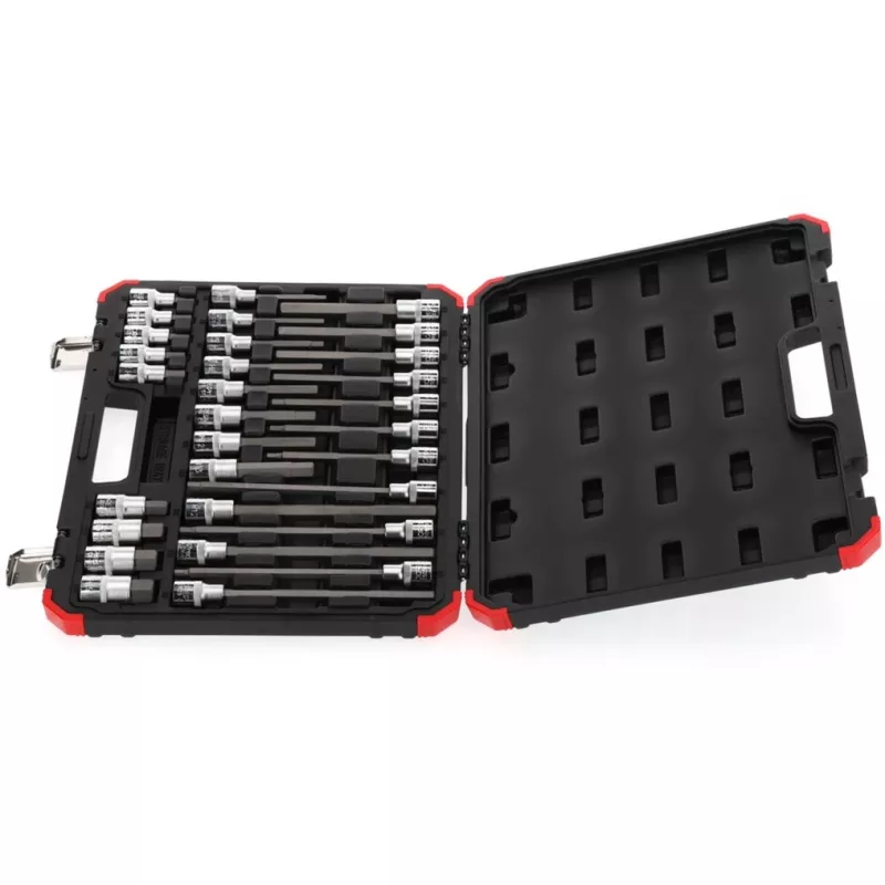 Zestaw nasadek Gedore R68003030 — 1/2 inch, 30-częściowy zestaw nasadek do bitów i akcesoriów