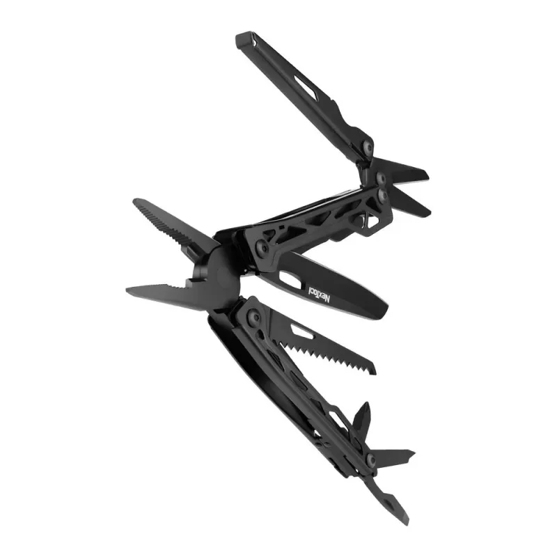 Multitool Nextool NE20151 — 11-w-1 składane narzędzie wielofunkcyjne, czarny, długość po złożeniu 10,6 cm, waga 256 g, głębokość 21 mm, szerokość 36 mm