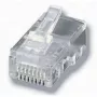 Wtyk modularny Equip do kabla płaskiego, RJ-45 (8P8C), przezroczysty, 0,65 g, 11,7 mm, 21,3 mm, 7,2 mm