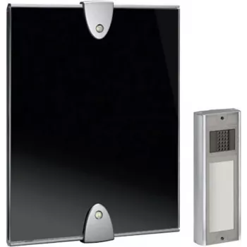 Grothe MISTRAL 600 - Czarny - Srebrny - 83 dB - IP54 - Bezprzewodowy - 868,35 MHz - 500 m (43400)