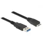 Kabel USB DeLOCK 85074 USB 3.2 Gen 1 2m USB A Micro-USB B Czarny