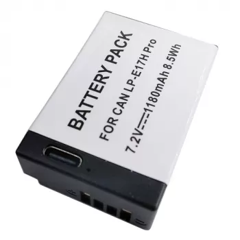 CANON Battery LP-E17H Pro (bez mikroukładu), 1180mAh, USB Type-C