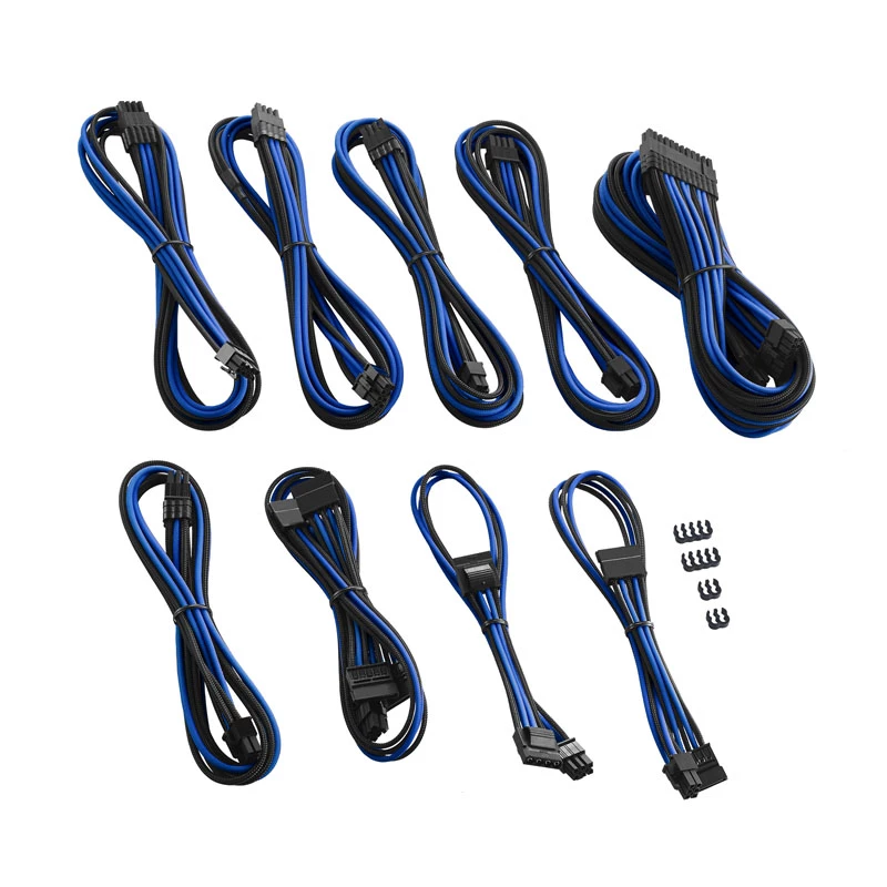 CableMod C-Series PRO ModMesh kabel Kit do Corsair AXi/HXi/RM (żółty Label) - czarny/niebieski