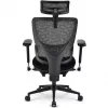 Fotel biurowy Sharkoon OfficePal C40 — czarny, ergonomiczny design, regulowana wysokość