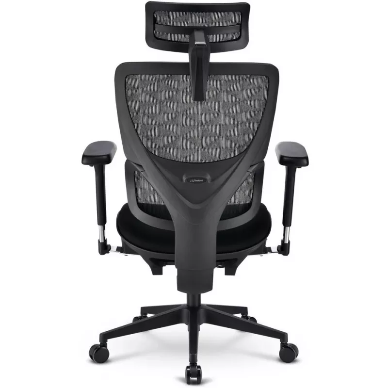 Fotel biurowy Sharkoon OfficePal C40 — czarny, ergonomiczny design, regulowana wysokość